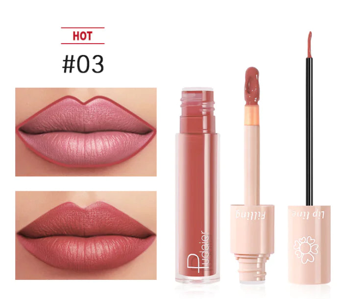 Dual Lipstick & Gloss Set – Matte Finish Meets Shine