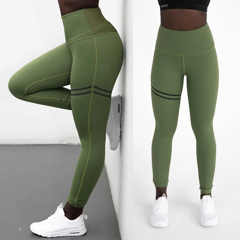 High-Waisted Sculpting Leggings - Anti-Cellulite