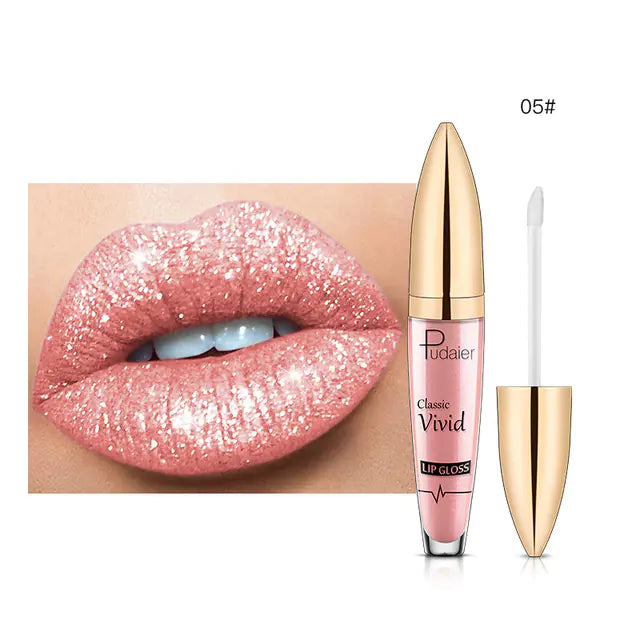 Matte Shimmer Glitter Liquid Lipstick - Sparkle Lips