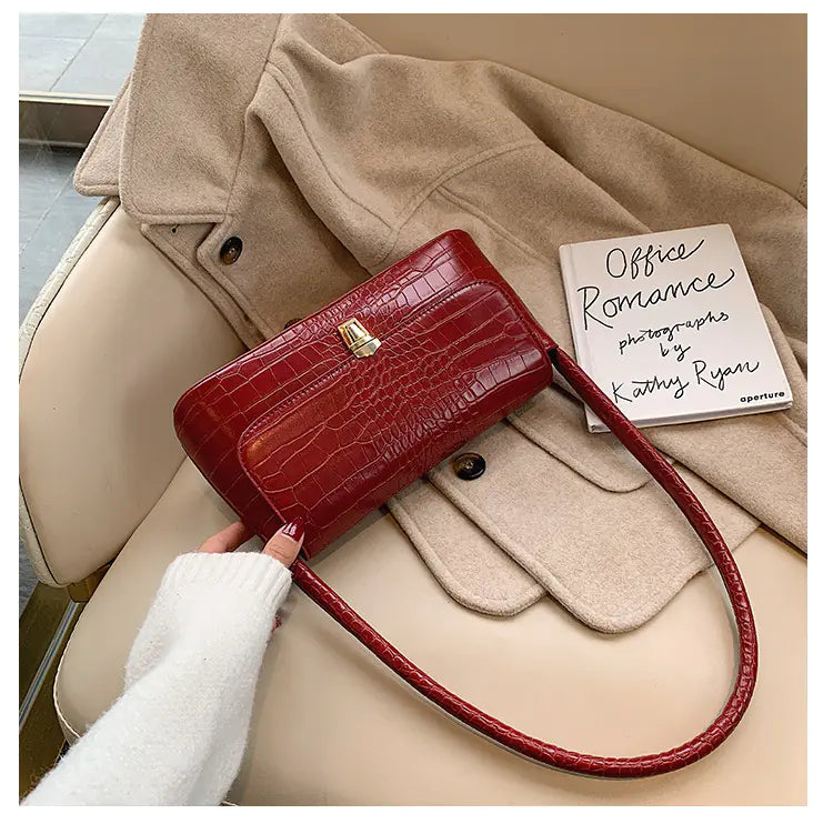 Luxury Croc Handbag - Premium Crocodile Pattern