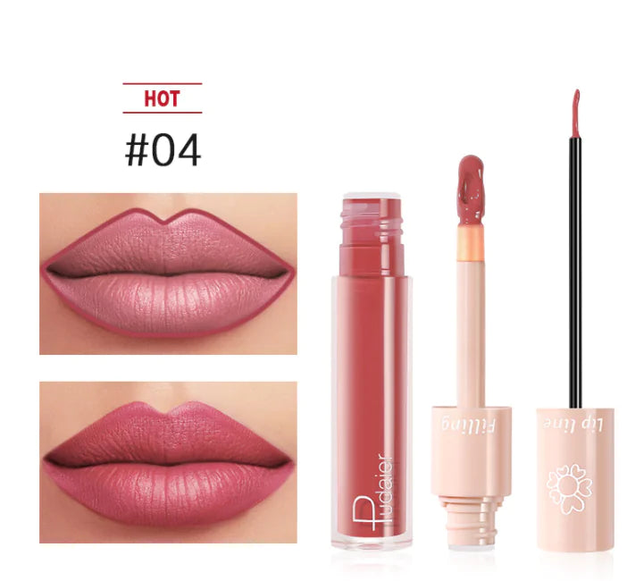 Dual Lipstick & Gloss Set – Matte Finish Meets Shine