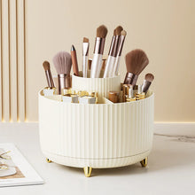 Load image into Gallery viewer, 360° Rotating Makeup Brush Organizer – Sleek &amp; Space-Saving