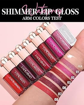 Glittery Matte Lip Gloss – Moisturizing Velvet Finish