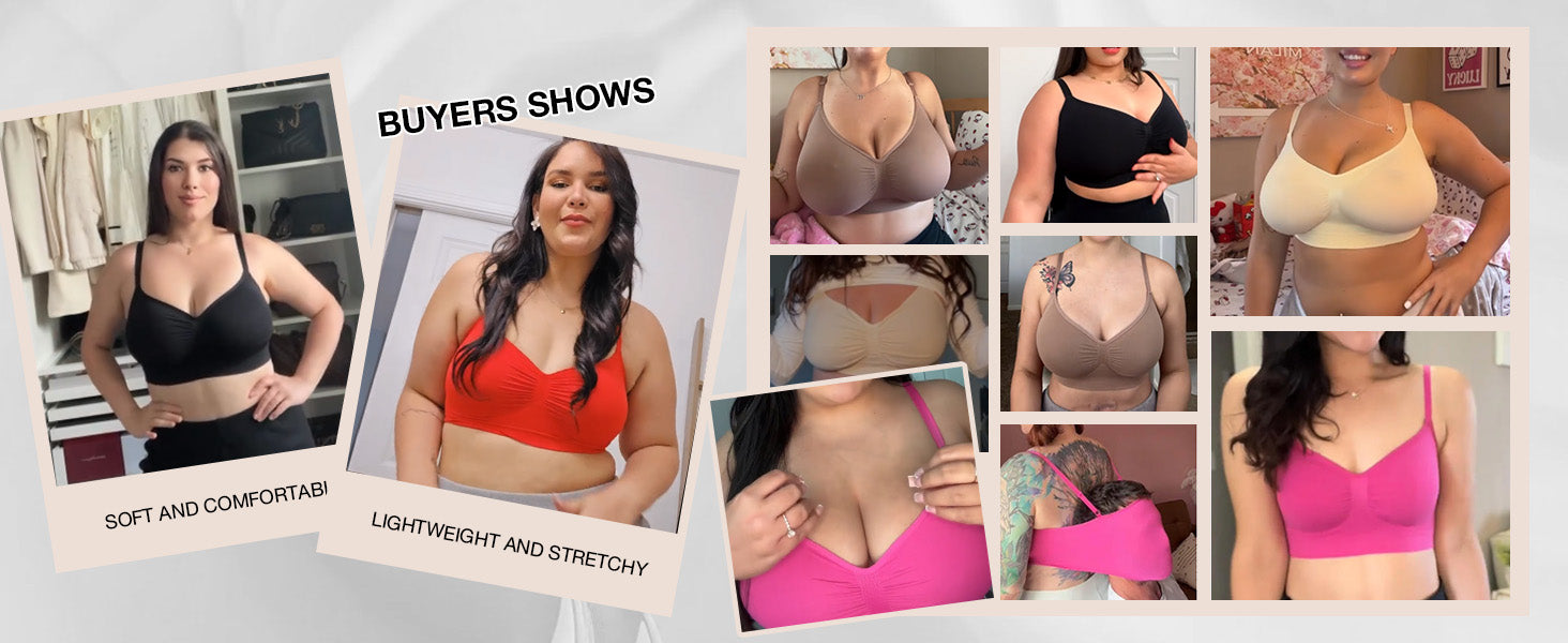 Seamless Plus Comfort Push-Up Bra - Support &amp; Lift
