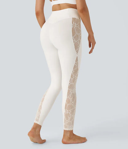 Chic Lace Leggings - Stylish Workout Activewear