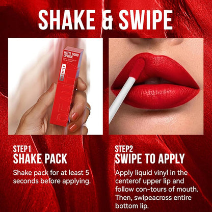 6 Colors Matte Liquid Lipstick Set