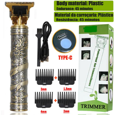 Dragon T9 Pro Wireless Hair Clippers - Professional