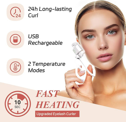 Electric Eyelash Curler - Heated Long-Lasting Curl