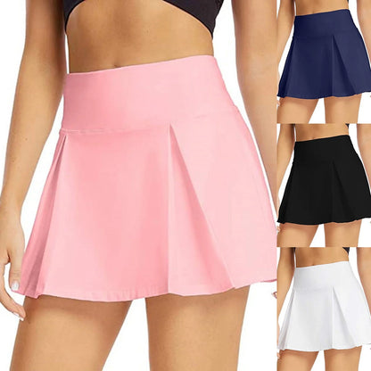 High-Waisted Anti-Exposure Yoga Shorts - Women&