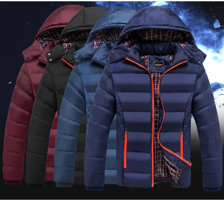 Men’s Plus Size Cotton Winter Coat – Warm &amp; Stylish Outerwear