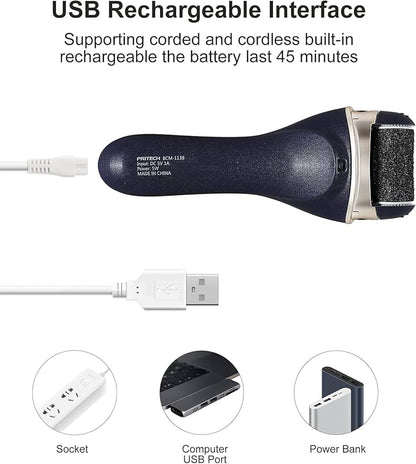Rechargeable Electric Foot File - Callus Remover