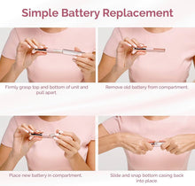 Load image into Gallery viewer, Painless Facial Hair Remover Electric Eyebrow Trimmer