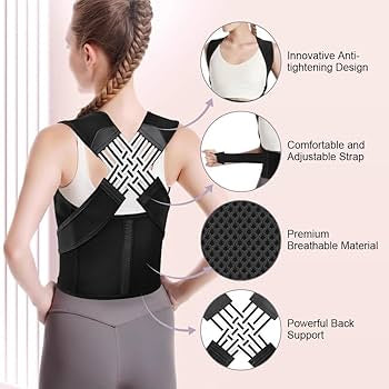 Invisible Posture Corrector for Adults – Breathable &amp; Adjustable Back Support