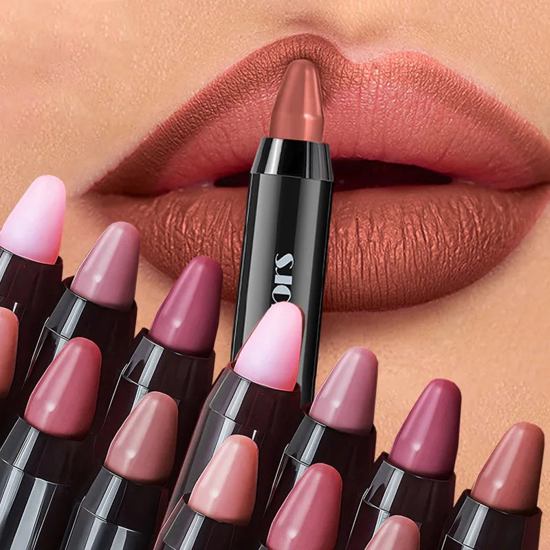 12-Piece Long Lasting Matte Lipstick Kit