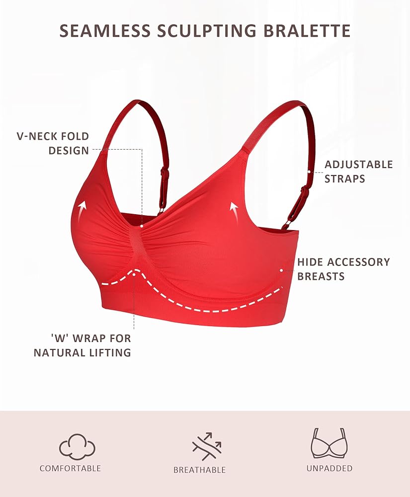 Seamless Plus Comfort Push-Up Bra - Support &amp; Lift