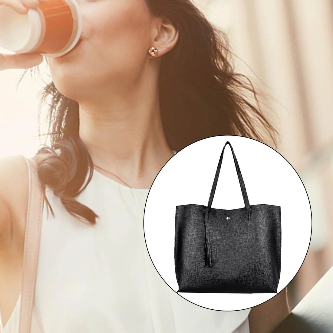 Elegant Shoulder Charm - Chic Crossbody Handbag