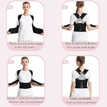 Unisex Posture Corrector Brace with Chest Lift &amp; Back Support