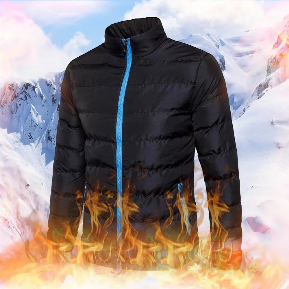 Men’s Slim-Fit Down Jacket – Warm &amp; Stylish Winter Coat