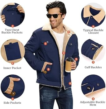 Lightweight Fleece Winter Jacket for Cozy Warmth