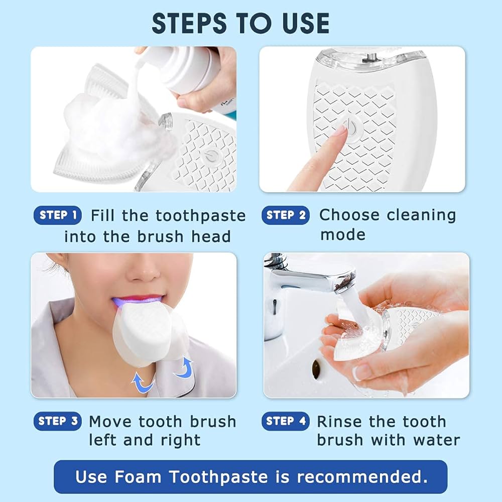 U-Shaped LED Teeth Whitener - Professional Whitening