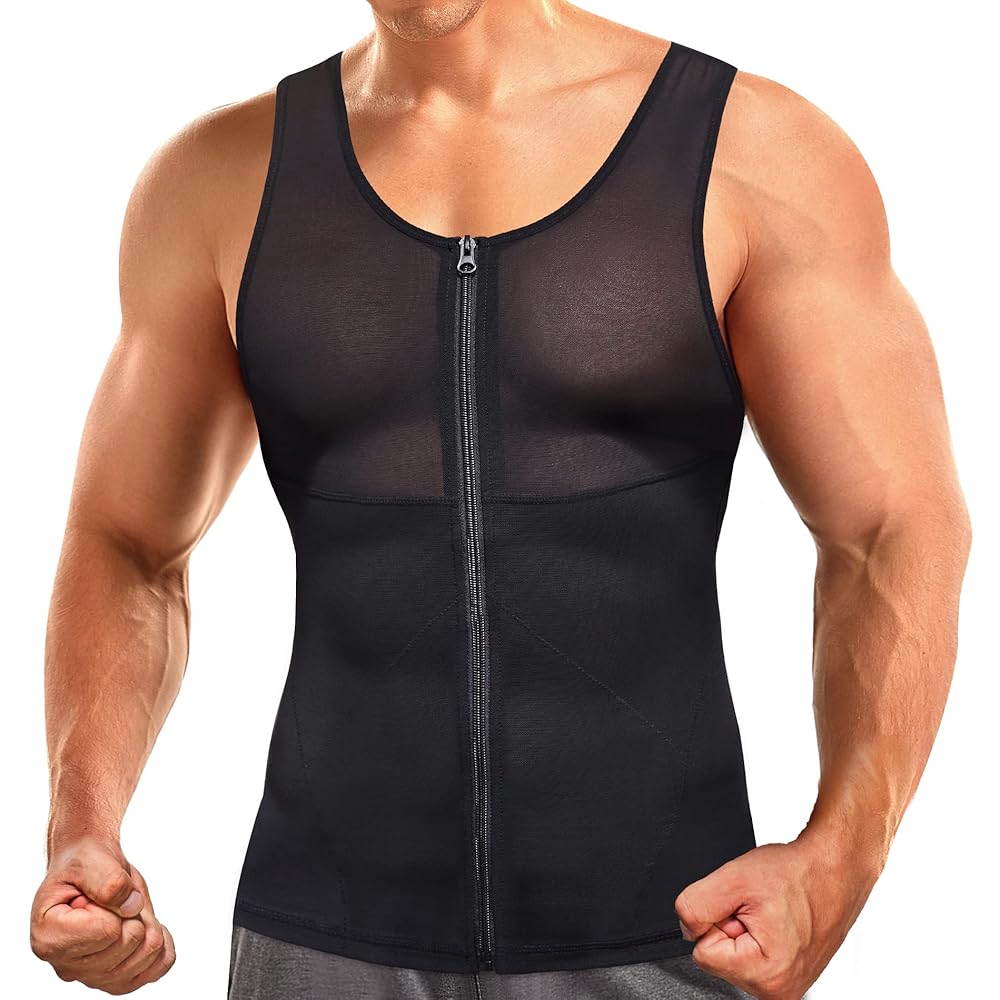 Men’s Neoprene Waist Trainer Vest – Boost Fat Burning