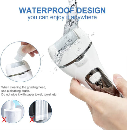 Rechargeable Electric Foot File Kit - Pedicure Set