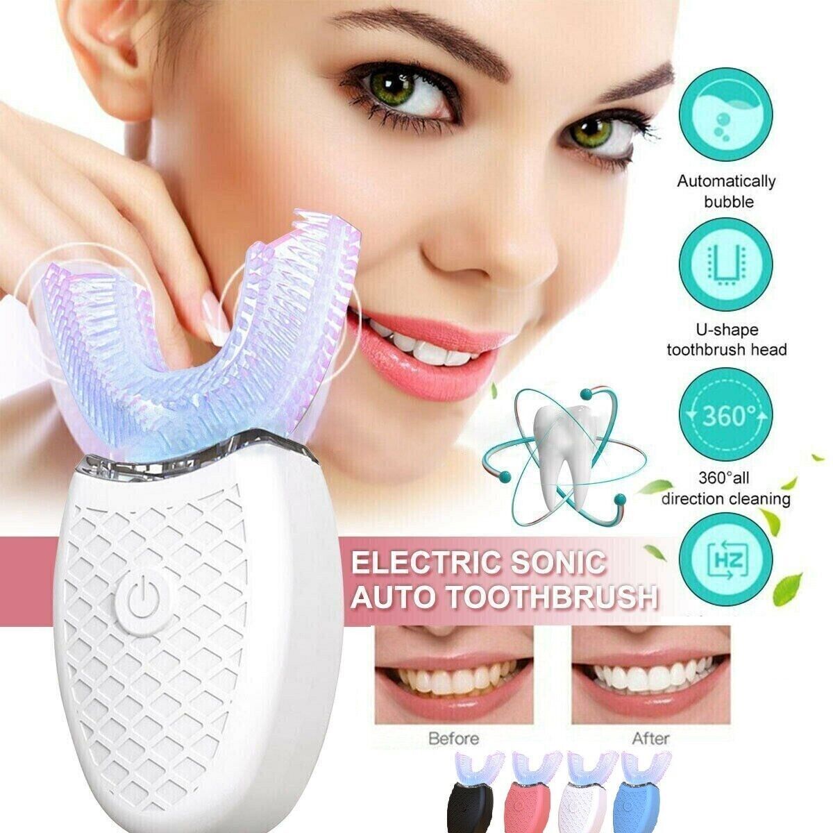 U-Shaped LED Teeth Whitener - Professional Whitening