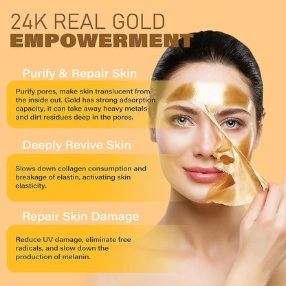 24K Gold Blackhead Mask - Deep Pore Cleansing