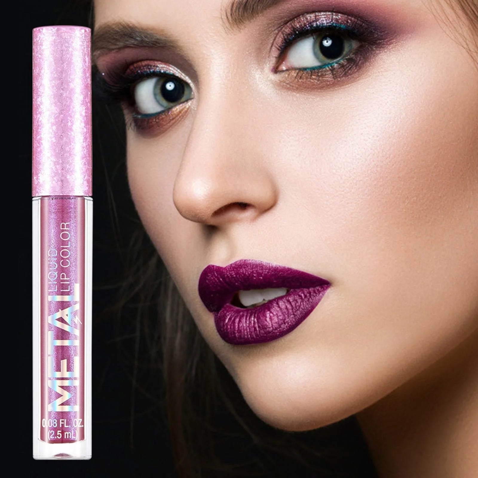 12-Piece Metallic Glitter Lipstick Kit