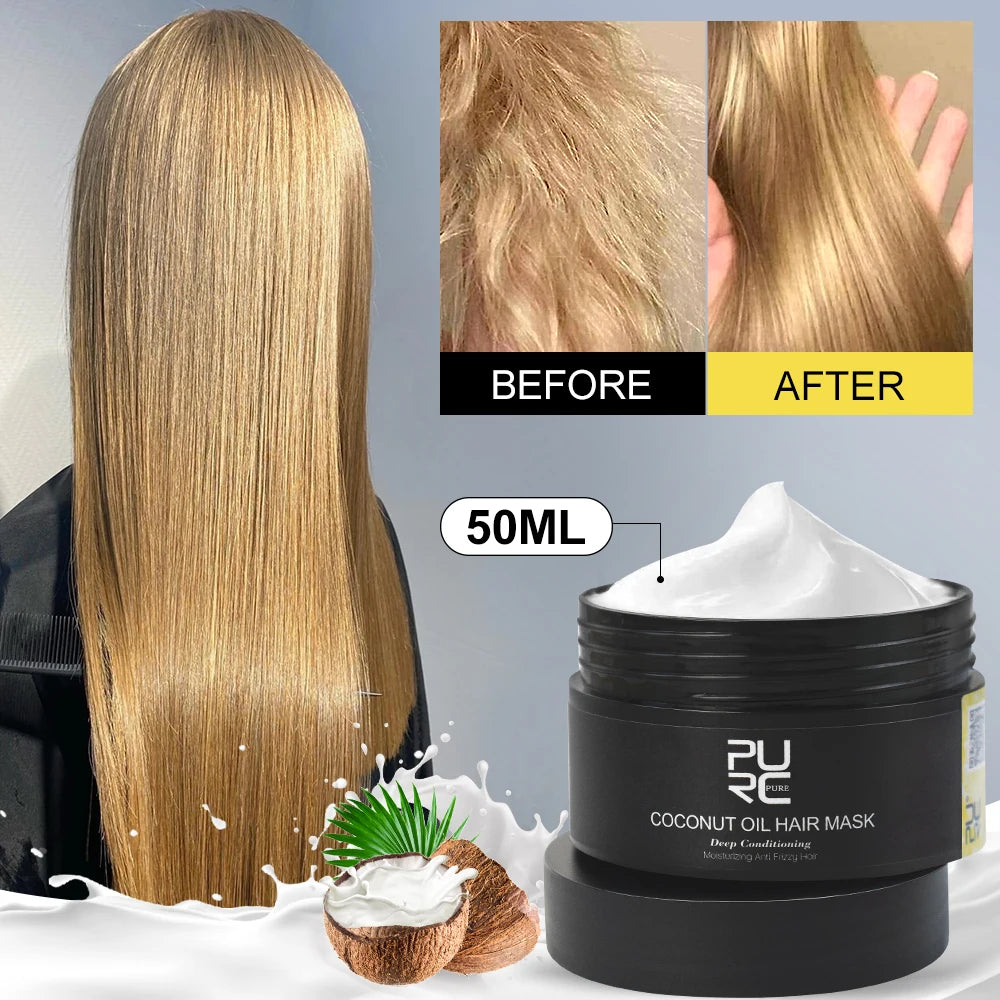 Anti-Shedding Smooth Hair Mask – Frizz Control &amp; Nourishment
