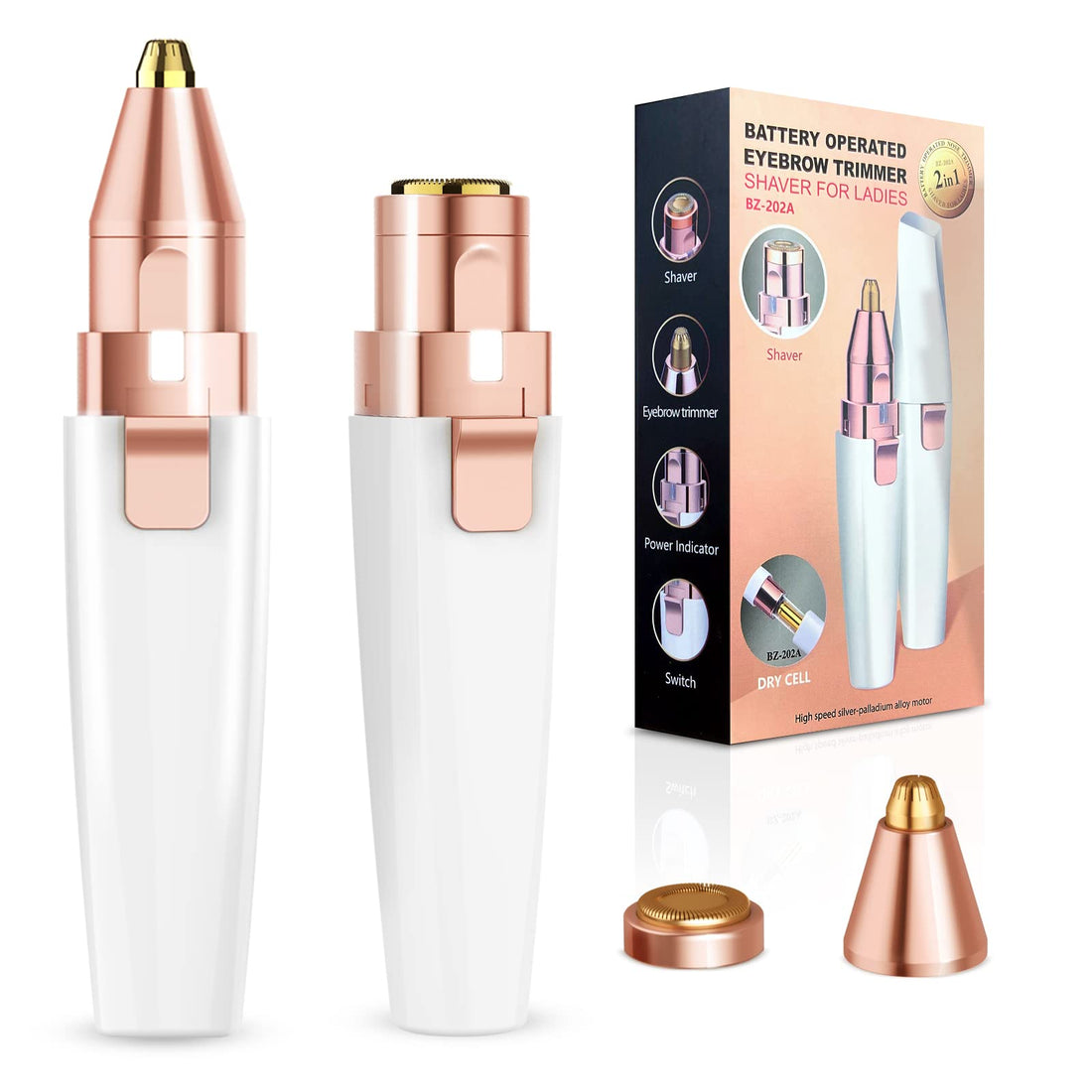 USB Rechargeable Hair Removal Device - Lipstick Size