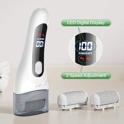 Rechargeable Electric Foot File Kit - Pedicure Set