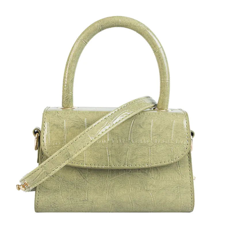 Small Square Handbag - Compact Geometric Design