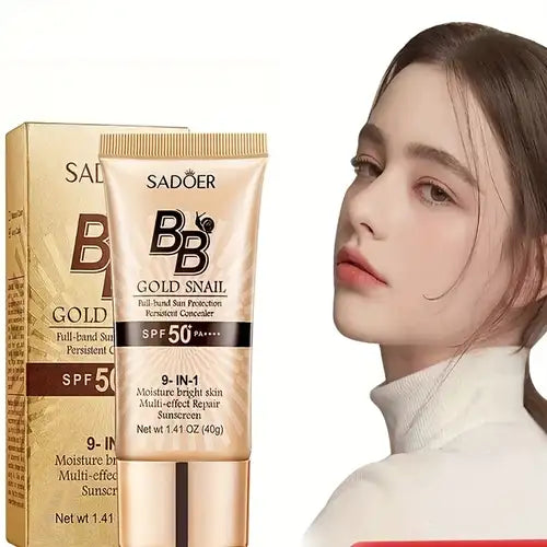 Gold Snail BB Cream SPF50+ – Moisturizing &amp; Long-Wear