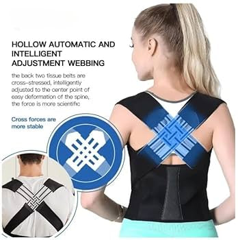 Unisex Posture Corrector Brace with Chest Lift &amp; Back Support