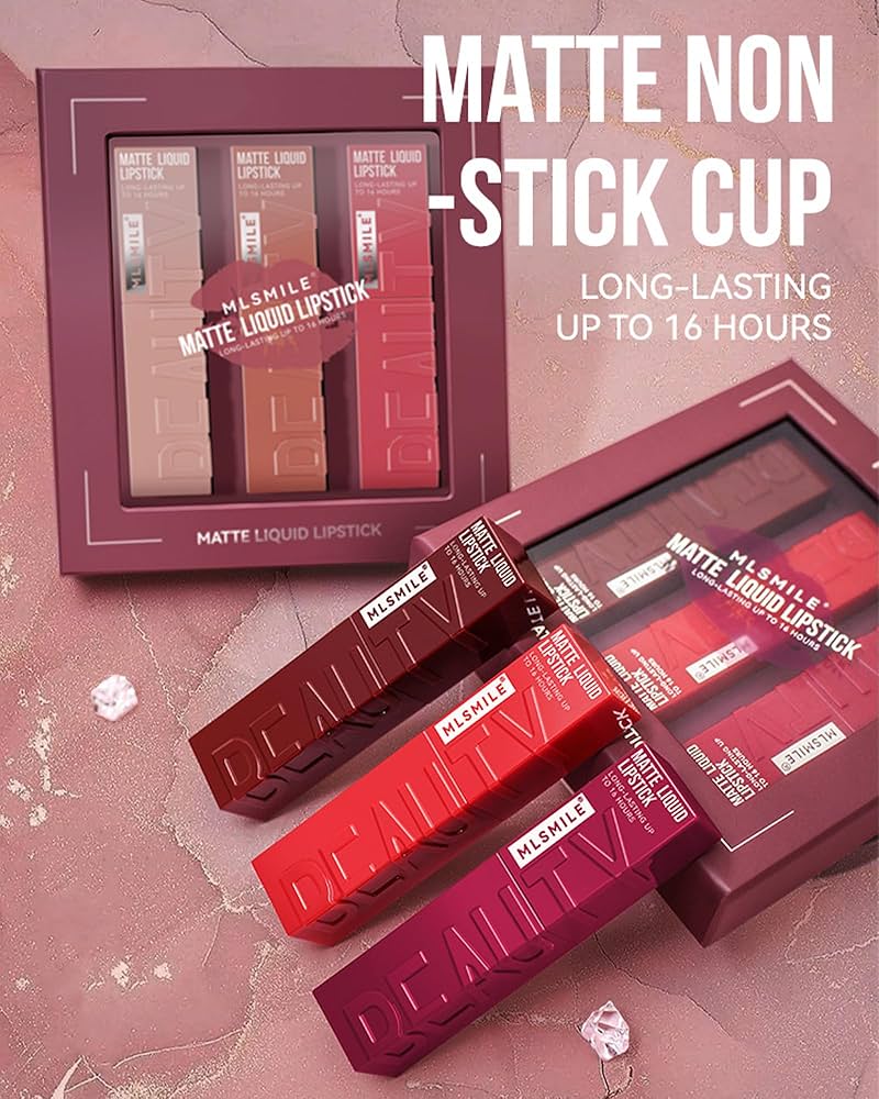 6 Colors Matte Liquid Lipstick Set