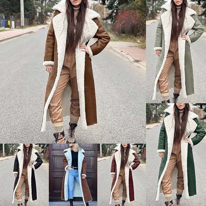 Elegant Winter Lapel Coat – Warm &amp; Stylish Outerwear