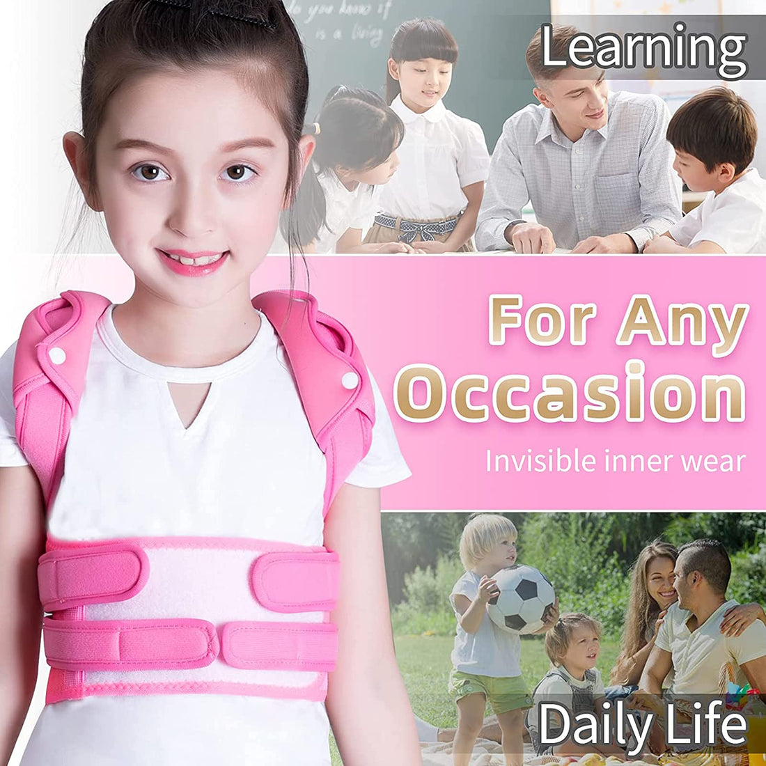 Children’s Posture Corrector Strap Adjustable Back Support