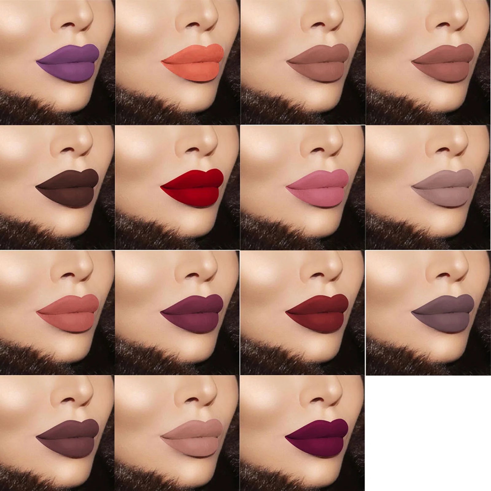 36-Color Matte Lipstick – Moisturizing &amp; Long-Wear