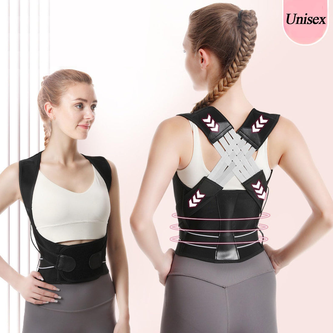 Invisible Posture Corrector for Adults – Breathable &amp; Adjustable Back Support