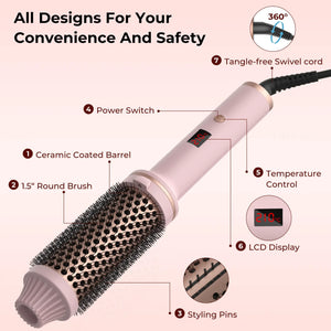 3 in 1 Magic Hair Styler Perfect Curls Sleek Straight Mega Volume