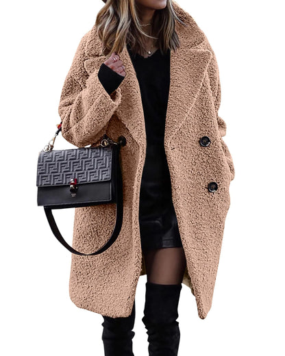 Velvet Elegance Winter Coat – Luxe Warm &amp; Chic Design