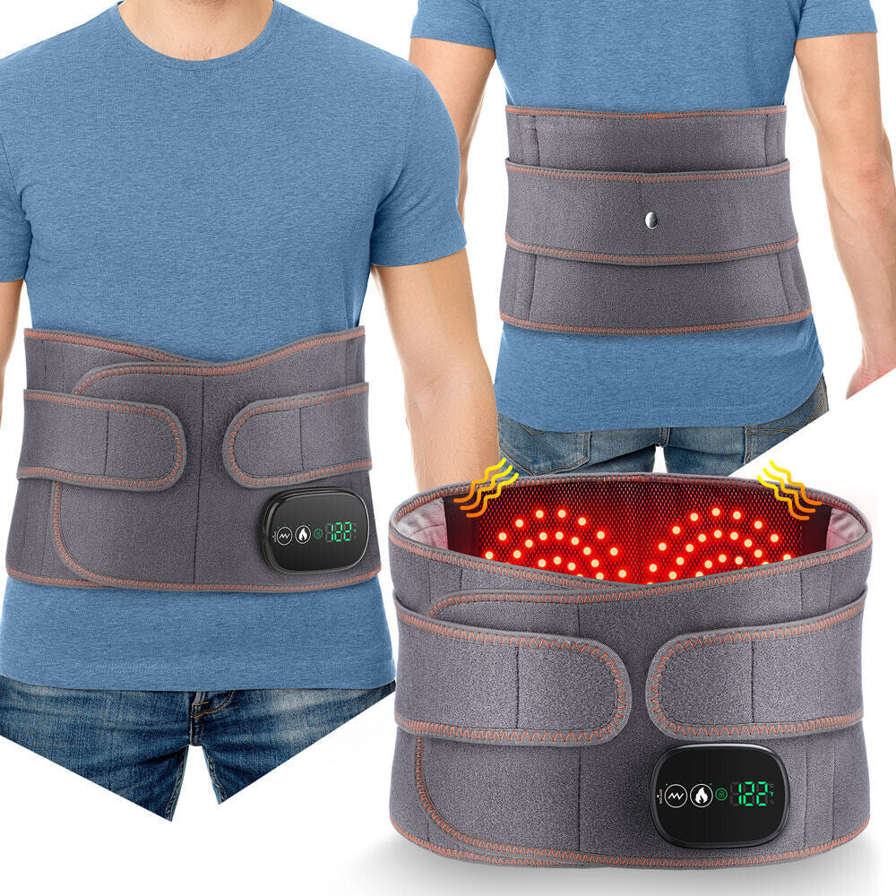 Infrared Vibration Lumbar Support Massager