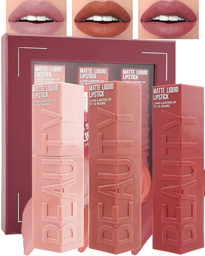 6 Colors Matte Liquid Lipstick Set