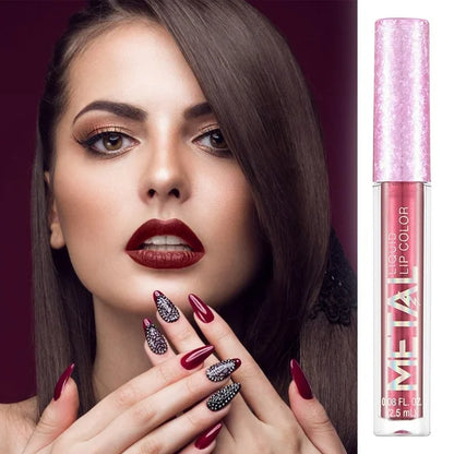 12-Piece Metallic Glitter Lipstick Kit