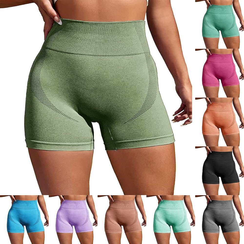 High Waist Seamless Short Leggings for Women Yoga