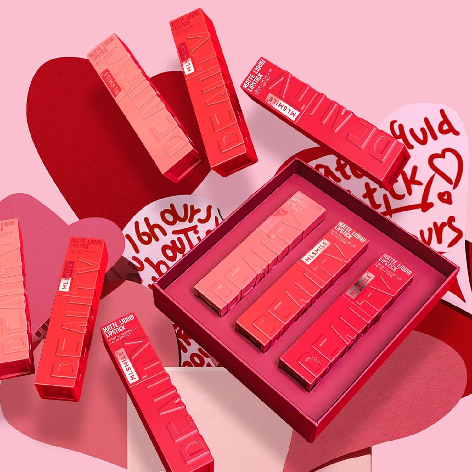 6 Colors Matte Liquid Lipstick Set