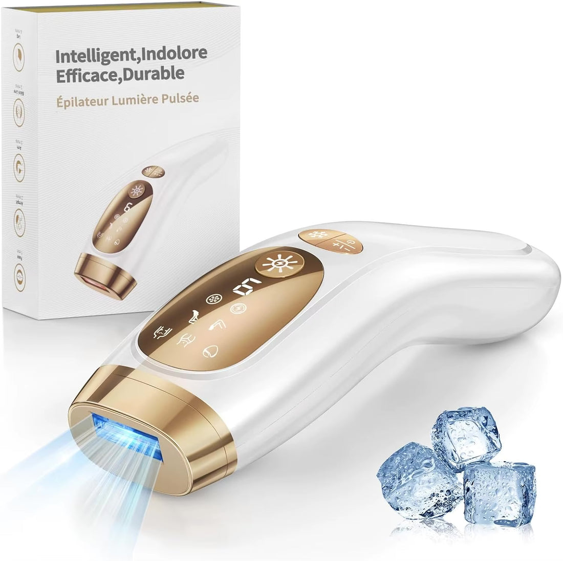 IPL Laser Hair Removal 3-in-1 - Home Device Cooling