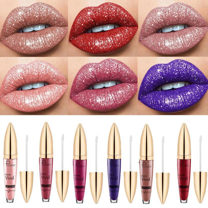 Matte Shimmer Glitter Liquid Lipstick - Sparkle Lips