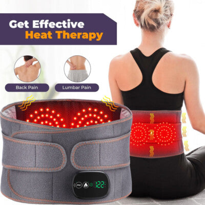 Infrared Vibration Lumbar Support Massager